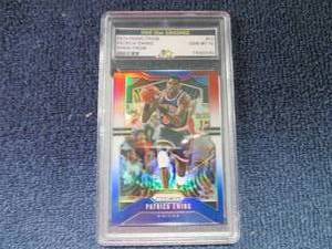 lot 102 image: 2019 Patrick Ewing Prizm Five Star ...