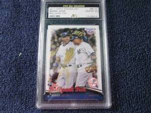lot 127 image: 2013 Topps Derek Jeter Graded 10...