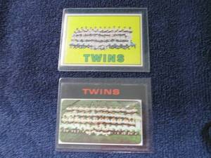 lot 132 image: Topps Minnesota Twins Team Cards...