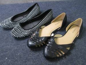 lot 164 image: 2 pair Torrid  Ladies Shoes Size 11...