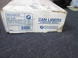 lot 195 image: 1000 pk 24x24 inch Can Liners...