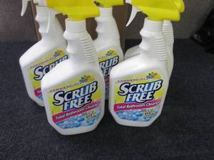 lot 225 image: 5- Qt Spray Bottles Scrub Free Bath...
