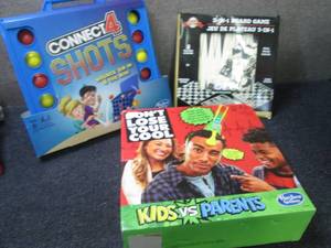 lot 238 image: Connect 4 Shots, 3 in 1 Board Game,...