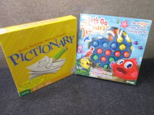 lot 240 image: Pictionary, Lets Go Fishin...