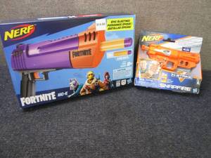 lot 249 image: 2 Nerf Guns...