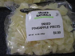 lot 310 image: 6- 10 oz Bags Dried Pineapple Piece...
