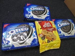 lot 334 image: Oreos, Soft Batch Cookies...