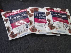 lot 357 image: 3 pks Korean Barbecue Steak Strips...