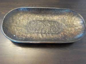 Metal Bowl Dcor 20 x 10 x3...
