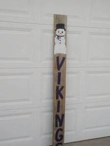 Vikings Wood Sign...