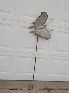 Butterfly Galvanized Dcor...