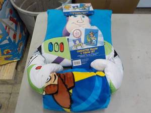 Toy Story Pillow and Throw Set...