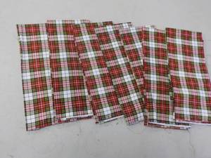 7 Squares Plaid Material...