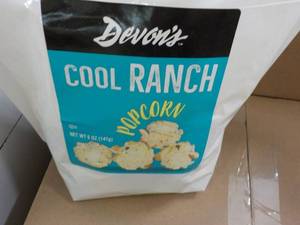 Case of Devons Cool Ranch Popcorn...