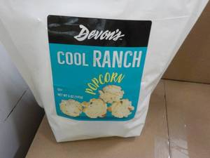 Case of Devons Cool Ranch Popcorn...