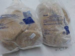 2 - 5 lb. pkg Frozen Precooked BBQ ...