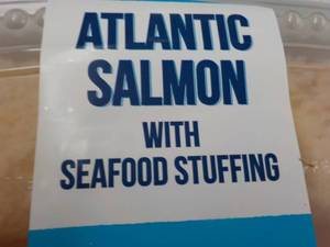 2 lb. pkg Frozen Atlantic Salmon wi...