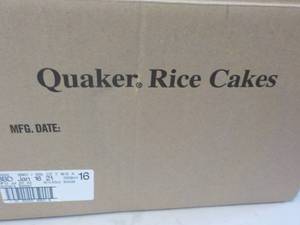 4 Cases 12 each Quaker Rice Cakes ...