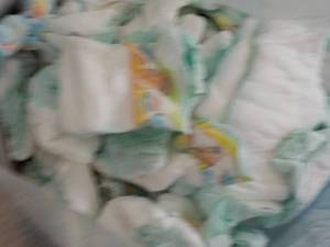 Bag of 100 or so Diapers Infant-3 m...