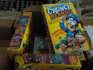5 boxes Capin Crunch Berries Cereal...