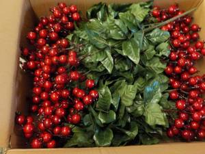 3 boxes Artificial flowers...