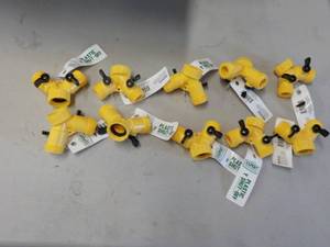 10 Plastic Y Shut Offs...
