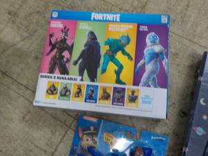 Box of unclaimed toys and more...