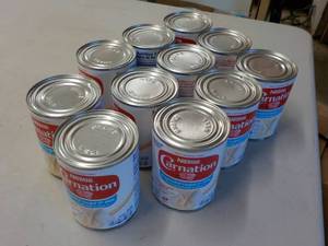 11 Cans Carnation Evaporated Milk ...