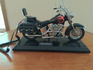 lot 19 image: Harley Davidson Motorcycle Telephone