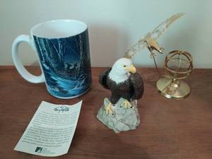 lot 52 image: Collection of Eagle Dcor