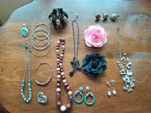 lot 63 image: Collection of Fashion Costume Jewelry