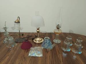 lot 83 image: Collection of Lamps and Shades