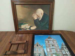 lot 92 image: Framed Print with Two Frames