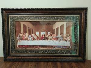 lot 94 image: Framed Print of The Last Supper