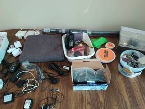 lot 216 image: Collection of Electronics and Garage Items