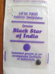 lot 248 image: 1 Carat Black Star of India Gemstone