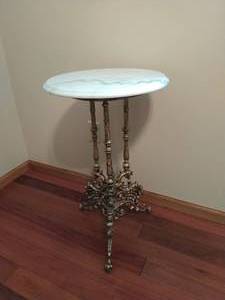 lot 27 image: Marble Top Table