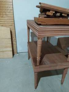lot 146 image: Two Vintage Project End tables