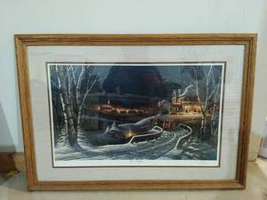 lot 159 image: Framed Terry Redlin Art