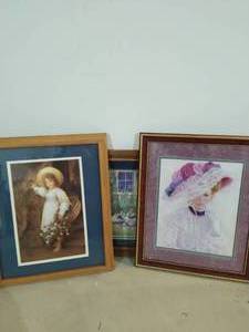 lot 164 image: Three Framed Art