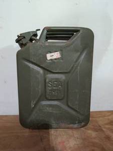 lot 326 image: German Green Metal Gas Can