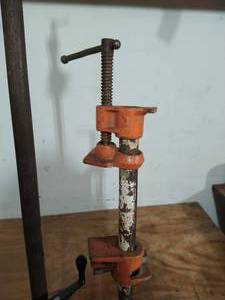 lot 340 image: Three Pole Clamps