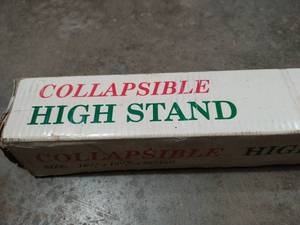 lot 383 image: Collapsible Stand And Coleman Camping Stove