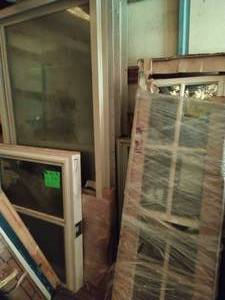 lot 424 image: Collection Of Windows And Doors