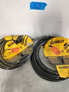 2 DEWALT 516 in. x 40 ft. 3700 PSI Pressure Washer Hose