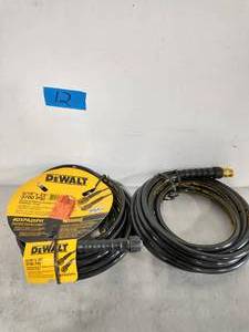 2 DEWALT 516 in. x 40 ft. 3700 PSI Pressure Washer Hose