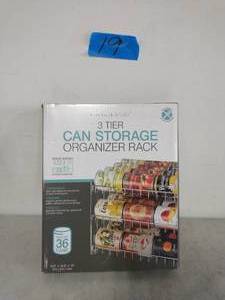 KITCHEN DETAIL 3 Tier Can Storage Organizer Rack