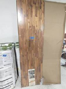 Acacia 8 ft. L x 25 in. D x 1 in. T Butcher Block Countertop in Light Oak Stain