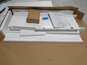 Madison 15.75 in. W x 11.88 in. D x 35.5 in. H Single Door Floor Cabinet in White