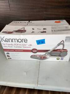 KENMORE Pet Friendly Pop-N-Go UltraPlush Bagged Canister Vacuum Cleaner